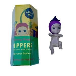 Sonny Angel Hippers Eggplant harvest series fruit vegetable mini figure attach